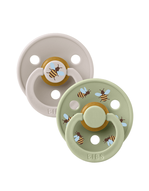 BIBS Speen Bumblebee Maat 1 Mushroom Mix 2St koop je bij Babywinkel