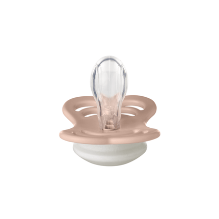 BIBS Speen Maat 1 Blush Night Supreme Silicone - BIBS - Babywinkel - 5713795223589