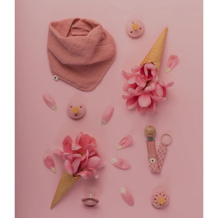 BIBS Speen Maat 1 Boheme Dusty Pink/Coral 2St - BIBS - Babywinkel - 5713795256150