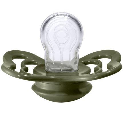 BIBS Speen Maat 1 Hunter Green Supreme Silicone - BIBS - Babywinkel - 5713795213122