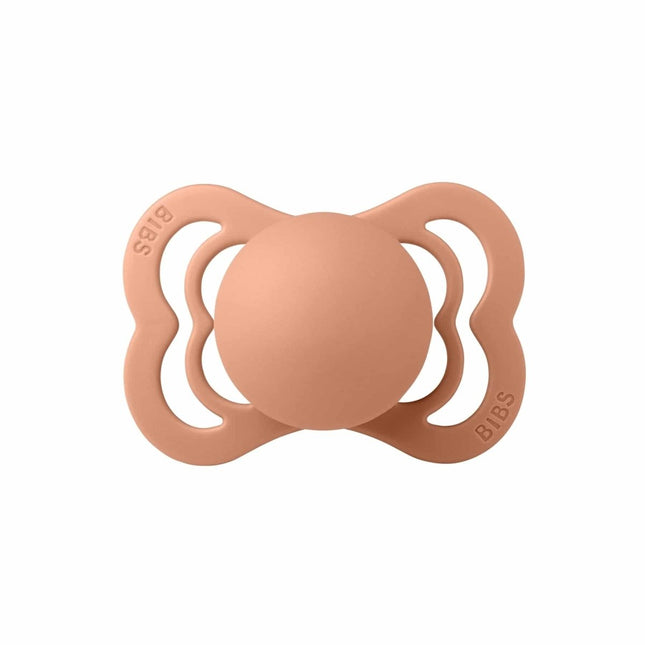 BIBS Speen Maat 1 Peach Supreme Latex - BIBS - Babywinkel - 5713795219001