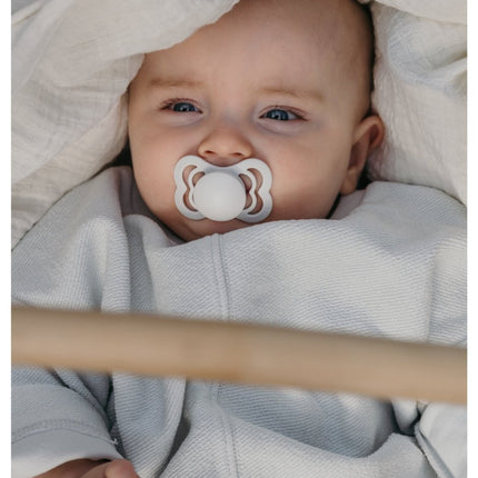 BIBS Speen Maat 1 Peach Supreme Silicone - BIBS - Babywinkel - 5713795218912