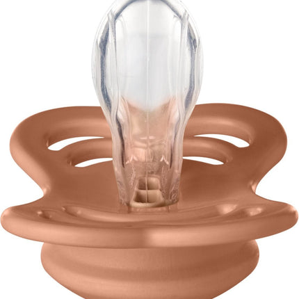 BIBS Speen Maat 1 Peach Supreme Silicone - BIBS - Babywinkel - 5713795218912