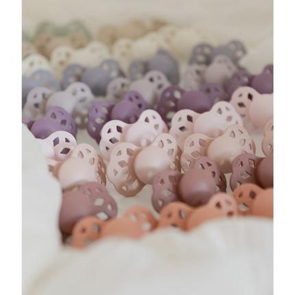 BIBS Speen Maat 1 Silicone Anatomical Blush/Woodchuck 2st - BIBS - Babywinkel - 5713795243877