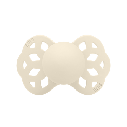 BIBS Speen Maat 1 Silicone Anatomical Ivory/Blush 2st - BIBS - Babywinkel - 5713795243631