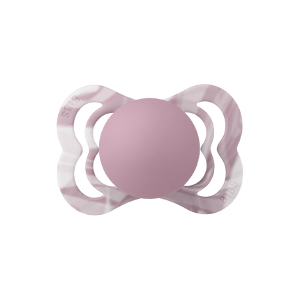 BIBS Speen Maat 1 Silicone Supreme Heather White/Heather White 2st - BIBS - Babywinkel - 5713795236534