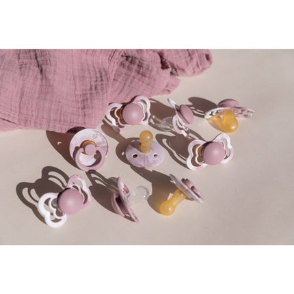 BIBS Speen Maat 1 Silicone Supreme Heather White/Heather White 2st - BIBS - Babywinkel - 5713795236534