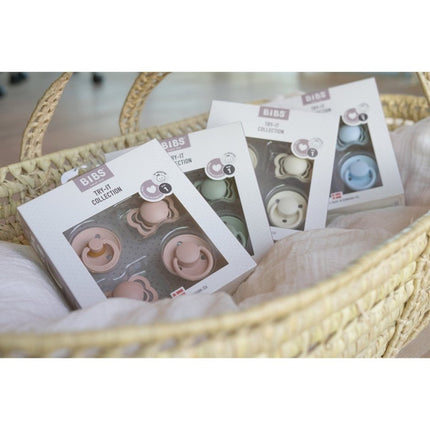 BIBS Speen Maat 1 Testpakket Baby Blue - BIBS - Babywinkel - 5713795222889