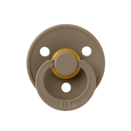BIBS Speen Maat 2 Latex Dark Oak/Ivory 2st - BIBS - Babywinkel - 5713795203536