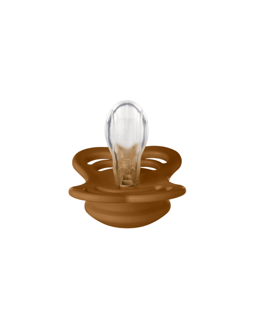 BIBS Speen Maat 2 Silicone Supreme Caramel - Babywinkel - 5713795228775