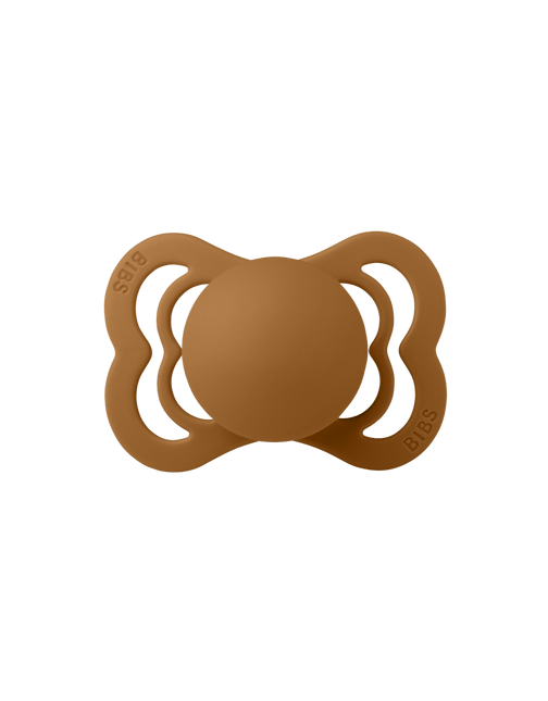 BIBS Speen Maat 2 Silicone Supreme Caramel - Babywinkel - 5713795228775