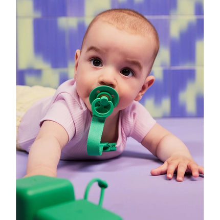 BIBS Spenen Maat 1 Colour Latex Matcha/Cactus 2st koop je bij Babywinkel