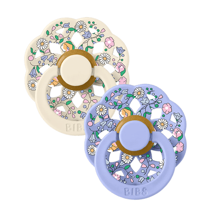 BIBS Spenen Maat 1 x Liberty Pacifier Boheme Chloe Meadow Ivory Mix 2st koop je bij Babywinkel