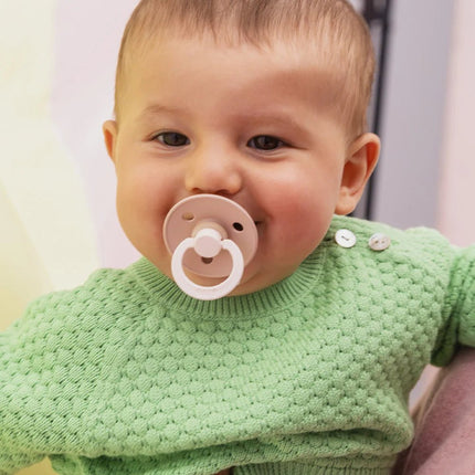 BIBS Spenen Pacifier StudioFusion 2 pack Blush/Woodchuck Speenmaat 1 koop je bij Babywinkel