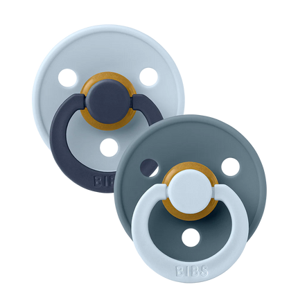 <tc>BIBS</tc> Smoczek do uspokajania Studio Fusion 2 pack Baby blue/petrol Rozmiar smoczka 1