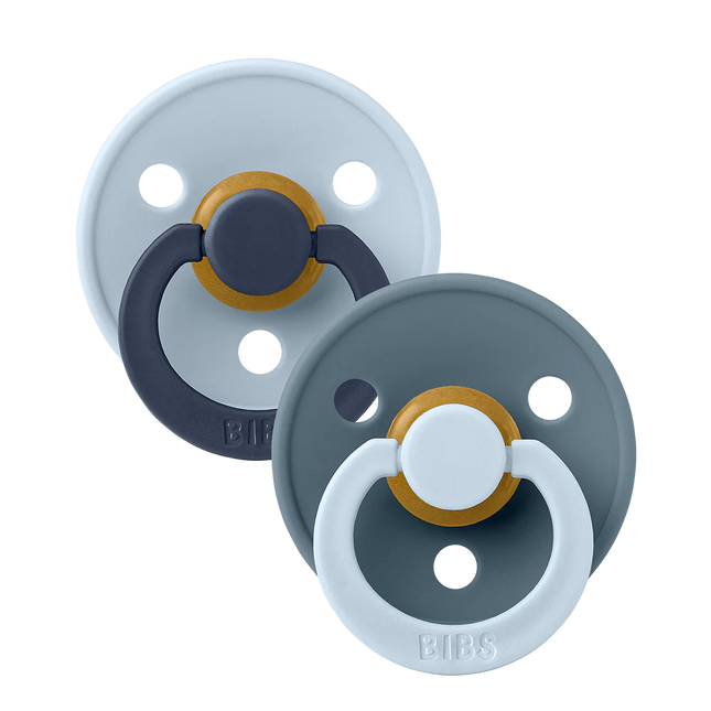 <tc>BIBS</tc> Smoczek do uspokajania Studio Fusion 2 pack Baby blue/petrol Rozmiar smoczka 3