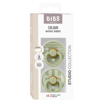 BIBS Studio Colour Pin Anatomical Sage Mix - Babywinkel - 5713795263813