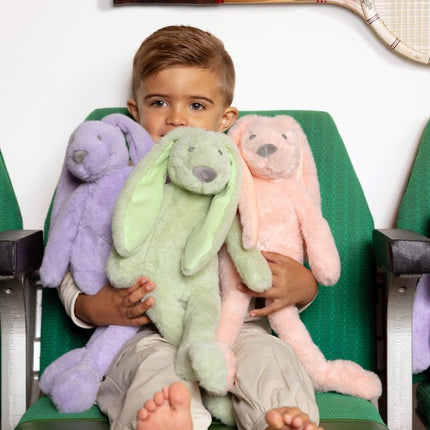 Big Lilac Recycled Rabbit Richie - 58cm - Babywinkel - 8711811115891