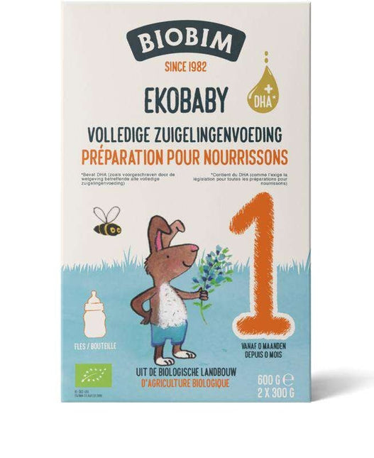 Biobim Melkpoeder Ekobaby 1 0+ Maanden - Biobim - Babywinkel - 8713445090865
