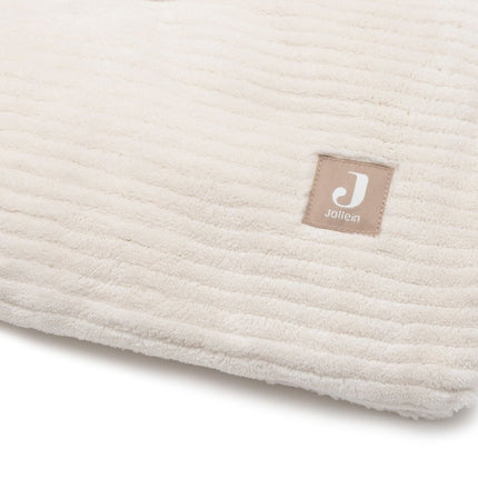 Boxkleed 75x95cm Cloudy Rib - Oatmeal - Babywinkel - 8717329399631