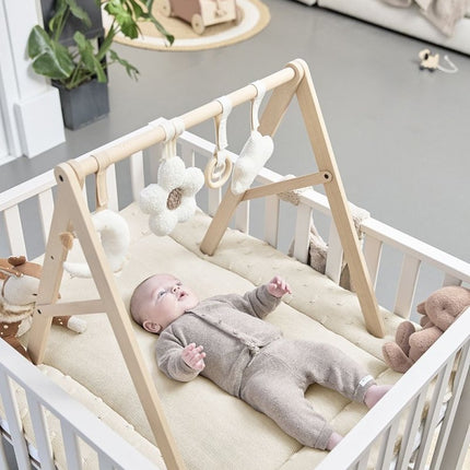 Boxkleed Knots - soft sand - 77x97cm - Babywinkel - 4054703366211