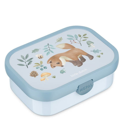 Campus Bento lunchbox met vorkje Little Dutch - Forest Friends - Babywinkel - 8720294048893