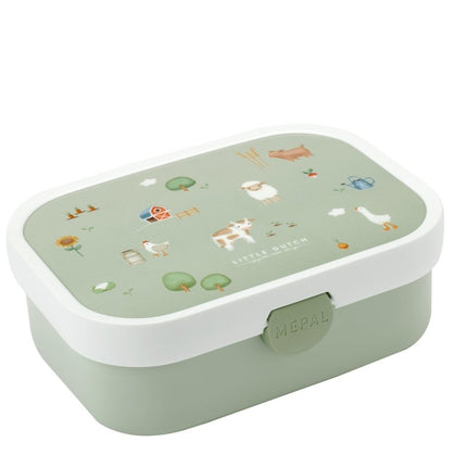 Campus Bento lunchbox met vorkje Little Dutch - Little Farm - Babywinkel - 8720294032328