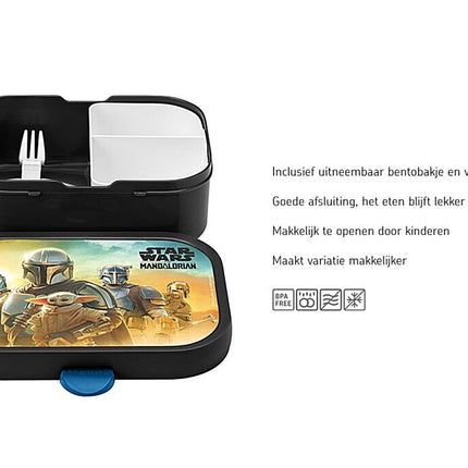 Campus Bento lunchbox met vorkje - Star Wars - Babywinkel - 8720294042143