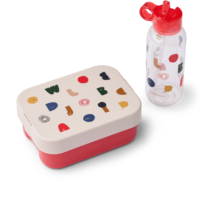 Chelsey Printed Lunchbox Set Characters / Sandy - Babywinkel - 5715493482558