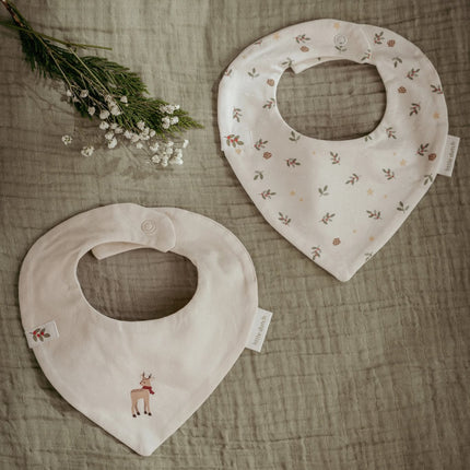 Śliniak bandana 2-pack Little Christmas