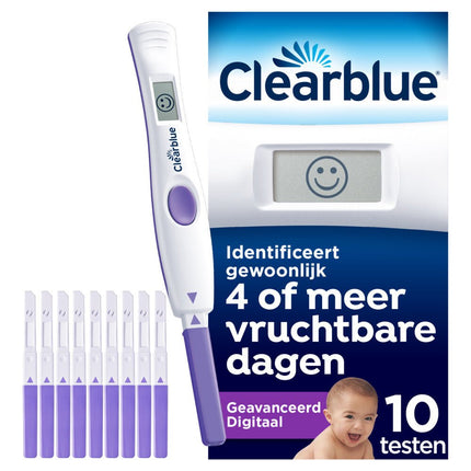 Clearblue Ovulatietest Geavanceerd Digitaal - Clearblue - Babywinkel - 8700216300056