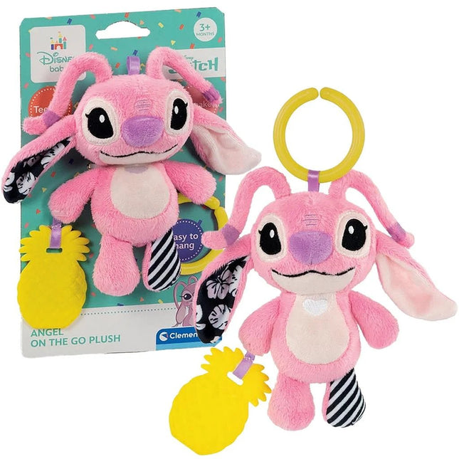 Clementoni Rammelaar Stitch Soft Roze koop je bij Babywinkel