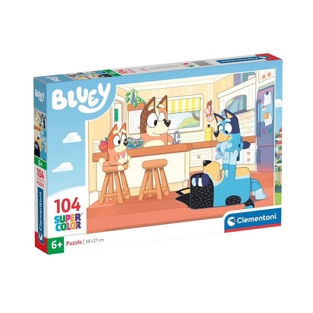 Clementoni Puzzel Bluey 104St koop je bij Babywinkel