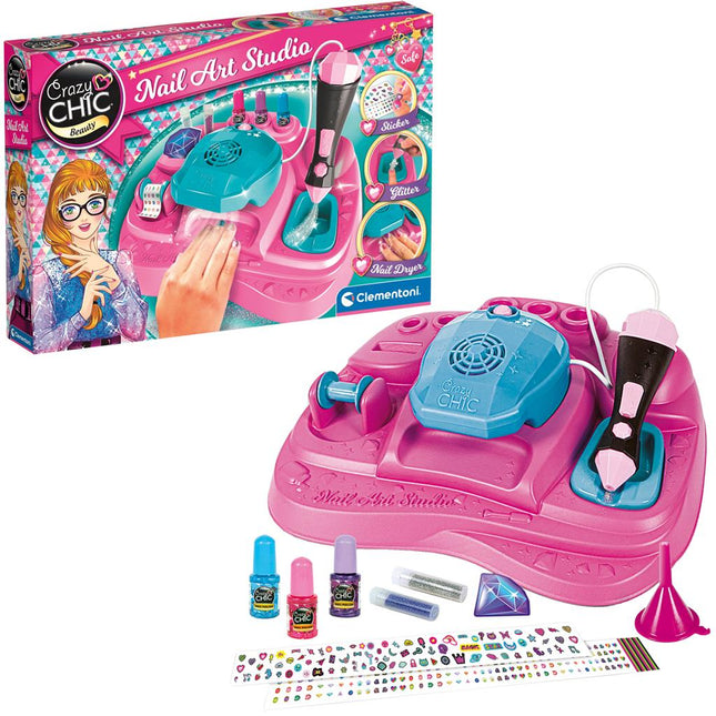 Clementoni Crazy Chic Nail Art Studio koop je bij Babywinkel