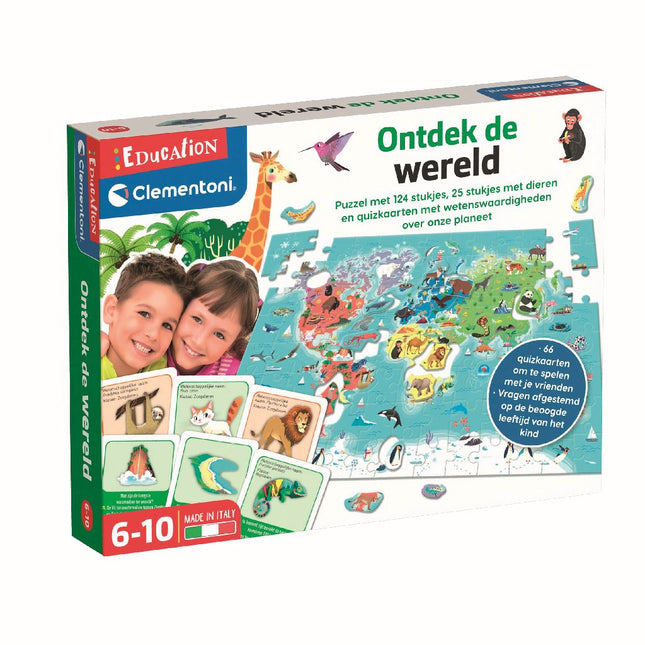 Clementoni Spelletje Ontdek De Wereld Dierenspel koop je bij Babywinkel