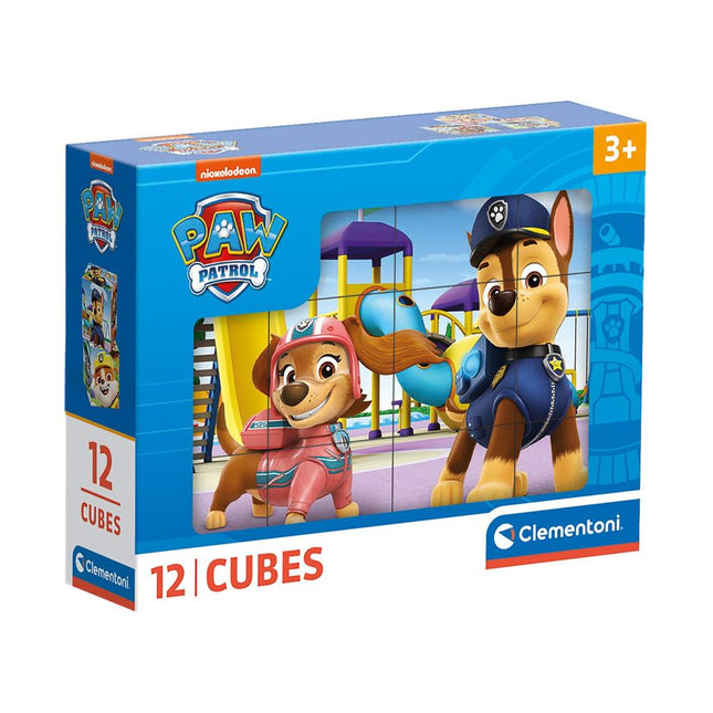 Clementoni Puzzel Blokken Paw Patrol 12 Delig koop je bij Babywinkel