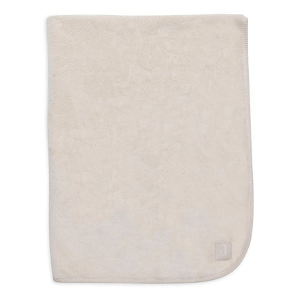 Deken Wieg 75x100cm Basic Jersey/Sherpa - Oatmeal - Babywinkel - 8717329400108