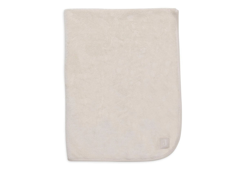 Deken Wieg 75x100cm Basic Jersey/Sherpa - Oatmeal - Babywinkel - 8717329400108