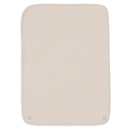 Deken Wieg 75x100cm Basic Jersey/Sherpa - Oatmeal - Babywinkel - 8717329400108