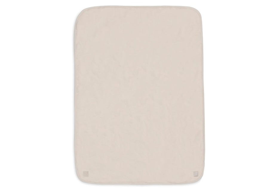 Deken Wieg 75x100cm Basic Jersey/Sherpa - Oatmeal - Babywinkel - 8717329400108