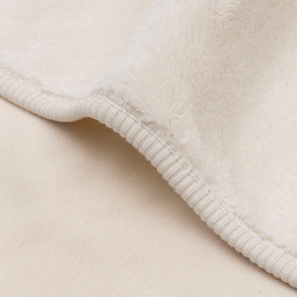 Deken Wieg 75x100cm Basic Jersey/Sherpa - Oatmeal - Babywinkel - 8717329400108