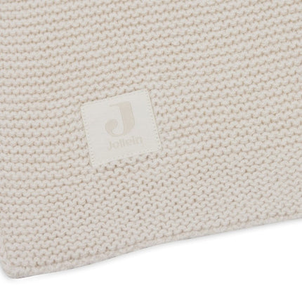 Deken Wieg 75x100cm Basic Knit - Oatmeal - Babywinkel - 8717329399983