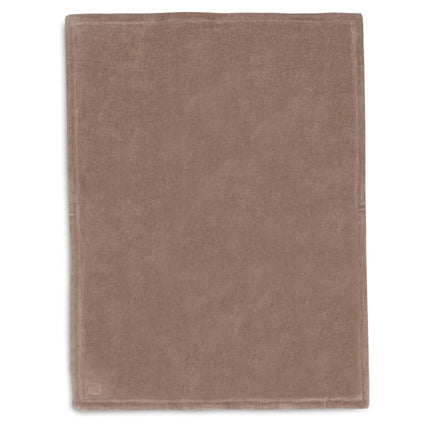 Deken Wieg 75x100cm Box Knit - Milky Coffee/Velvet - GOTS - Babywinkel - 8717329403871