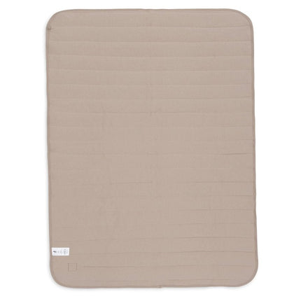 Deken Wieg 75x100cm Velvet Rib - Milky Coffee - Babywinkel - 8717329395657