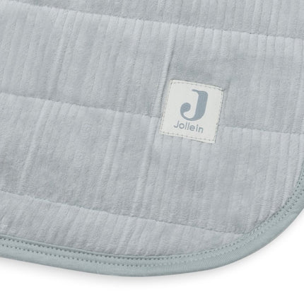 Deken Wieg 75x100cm Velvet Rib - Sea Green - Babywinkel - 8717329395664