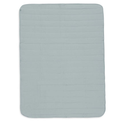 Deken Wieg 75x100cm Velvet Rib - Sea Green - Babywinkel - 8717329395664