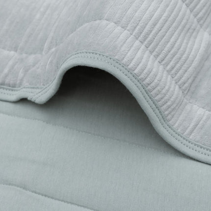 Deken Wieg 75x100cm Velvet Rib - Sea Green - Babywinkel - 8717329395664