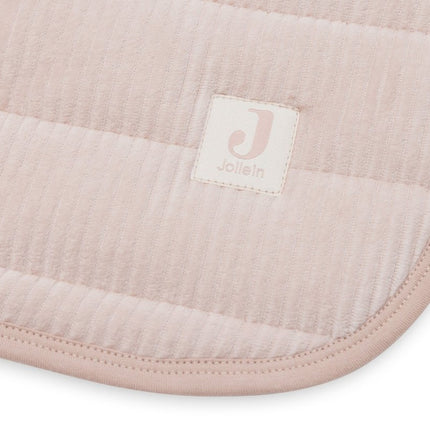 Deken Wieg 75x100cm Velvet Rib - Wild Rose - Babywinkel - 8717329399457