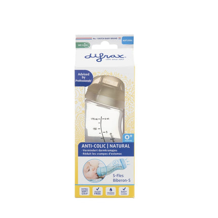 Difrax S - Fles 170 Ml Creme - Difrax - Babywinkel - 8711736552252