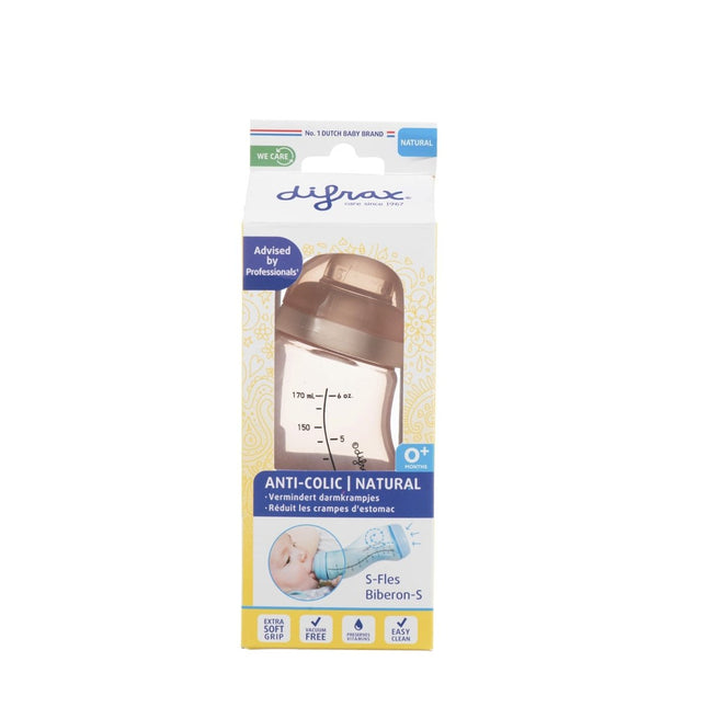 Difrax S - Fles 170 Ml Roze - Difrax - Babywinkel - 8711736552535